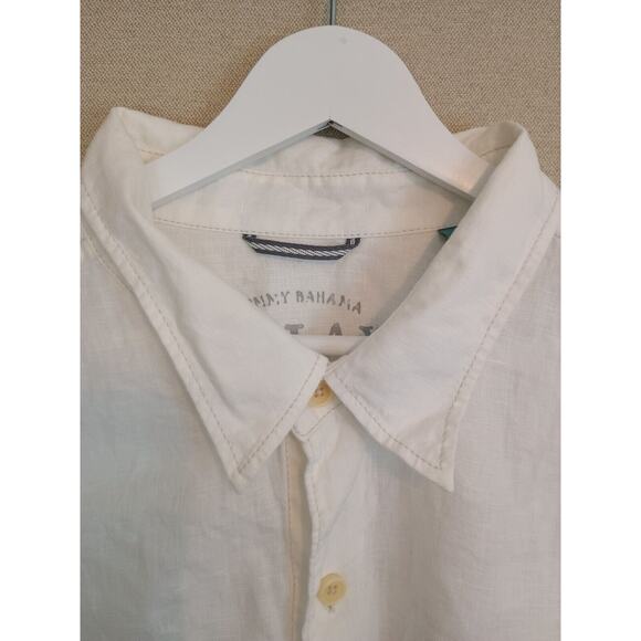 Tommy Bahama Shirt Men XXL White Relax Neutral Casual Classic Vacation Button Up - Picture 7 of 13